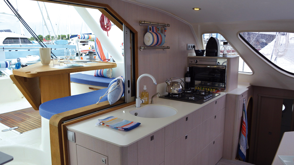 On first going aboard, the surprise was the size: everything, almost everything is new.  The trip is off to a good start…