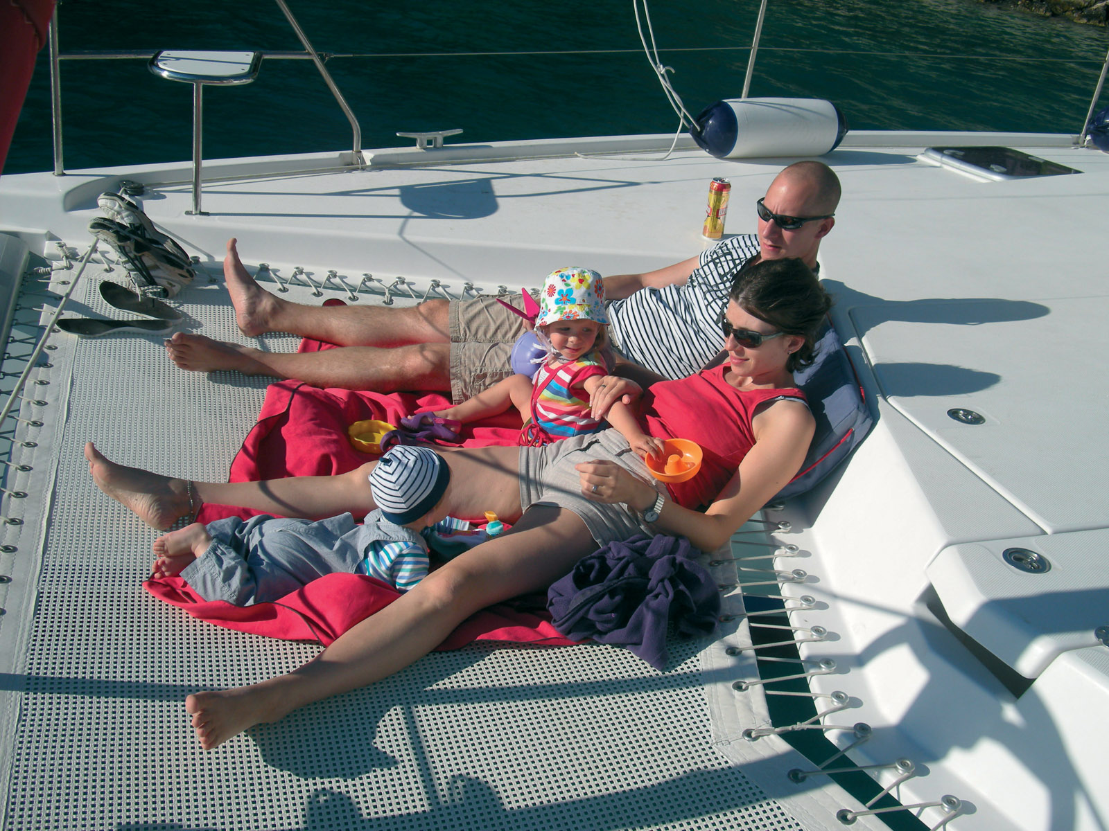 Septembre 2015 : la famille s’est agrandie et découvre la Croatie en flottille à bord d’un Leopard 44.