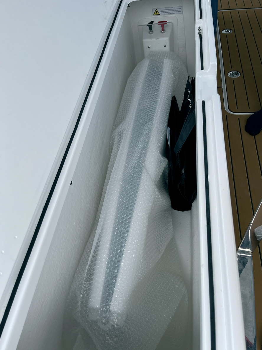 Les compartiments dédiés à des accessoires spécifiques sont très pratiques. 