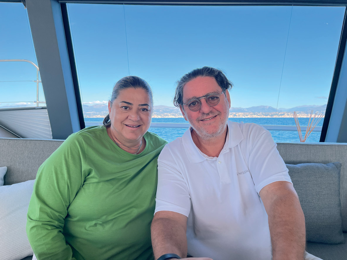 Sotos et Irene Stephanou,  Propriétaires de Serenissima III