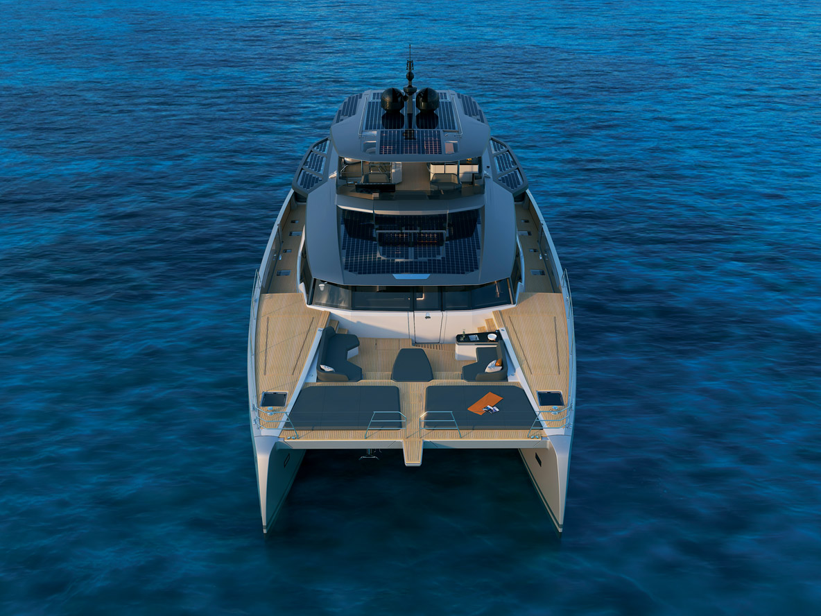 L’architecture des multicoques est un atout majeur pour réduire la consommation de carburant de 30 à 40 %, comparée à celle d’un monocoque de même tonnage.