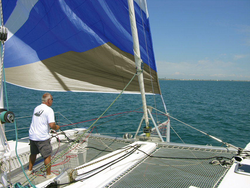 Contrôle du gennacker et spi