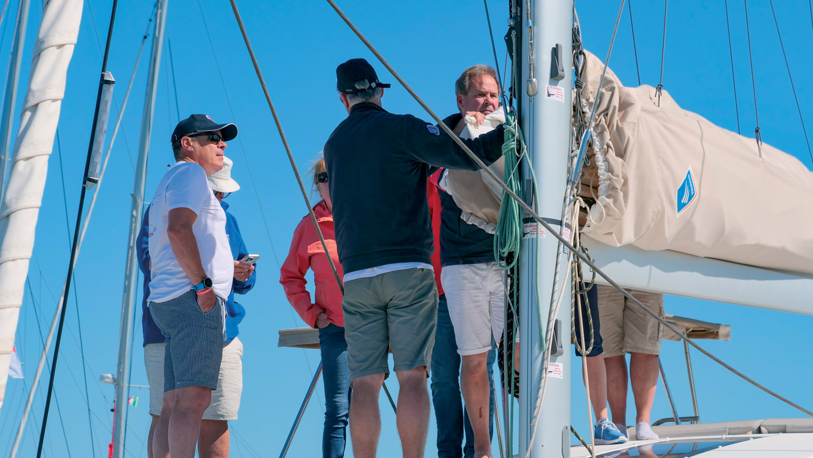 Les ateliers voilerie ont été très suivis et appréciés.