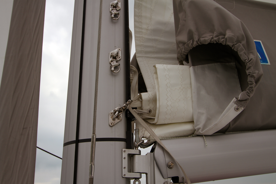 Prendre un ris étape 8