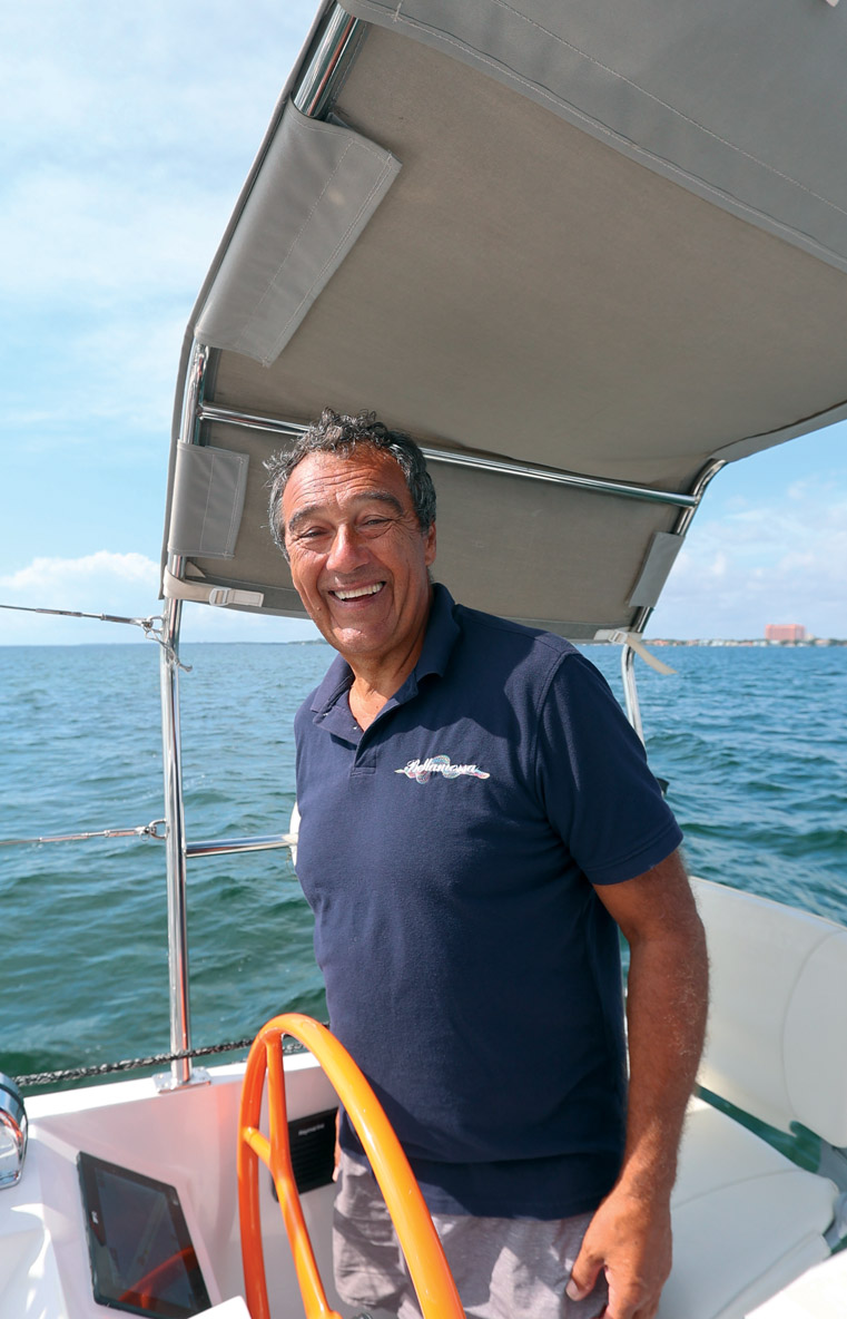 Massimo Guardigli, le patron du chantier, passe plusieurs mois par an à bord de son C-Cat 38, un gage de confiance.