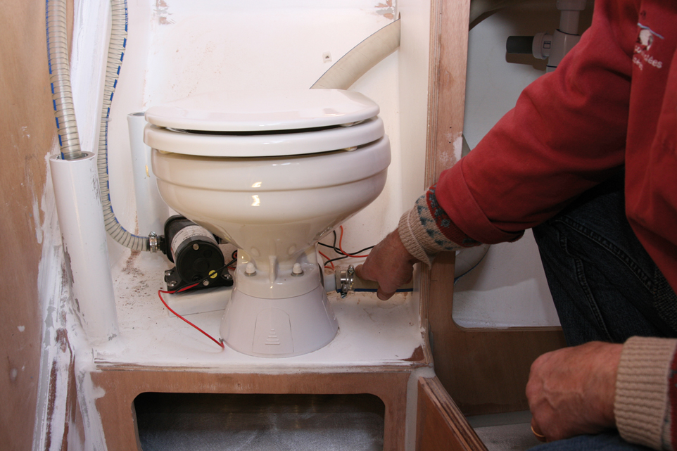 Fitting a black water tank - step 11