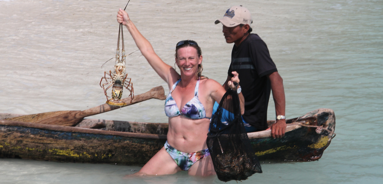 Thanks to our local guides, it was impossible to die of starvation!