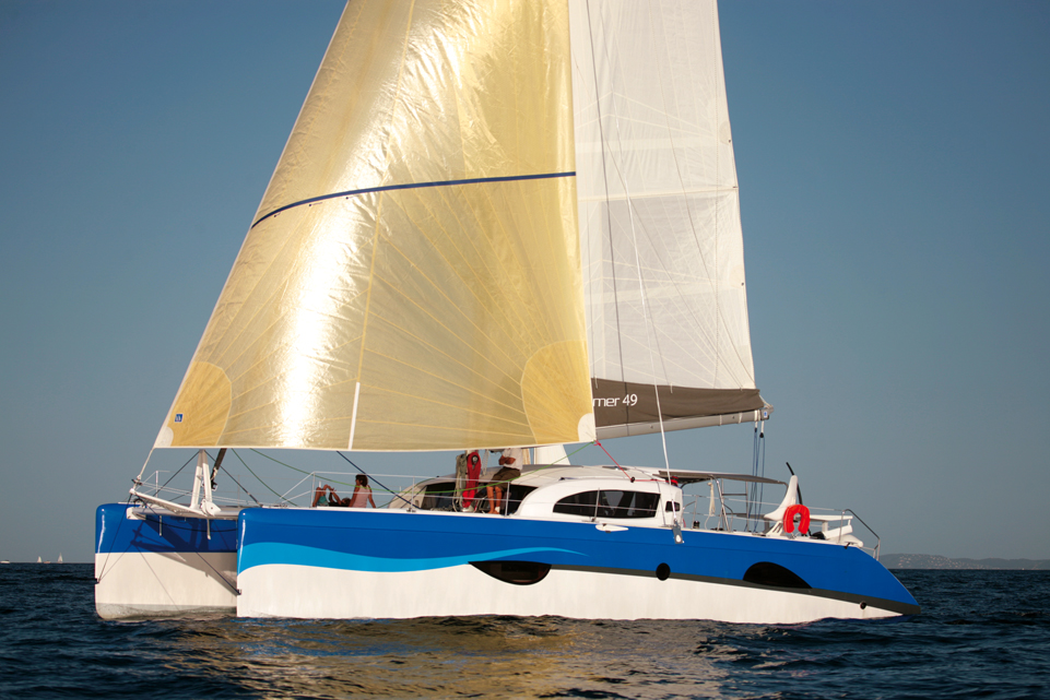 Choosing headsail on a catamaran