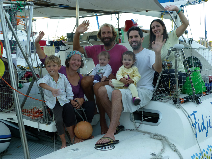 7 personnes en permanence à bord, et de nombreux invités, voici un voyage placé sous le signe du partage !