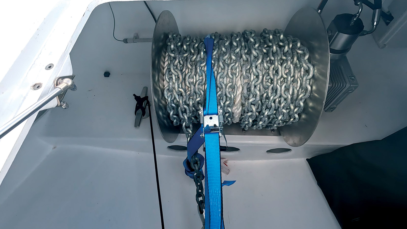 Le guindeau à tambour Windglass est réputé pour sa fiabilité, y compris dans les conditions les plus extrêmes.