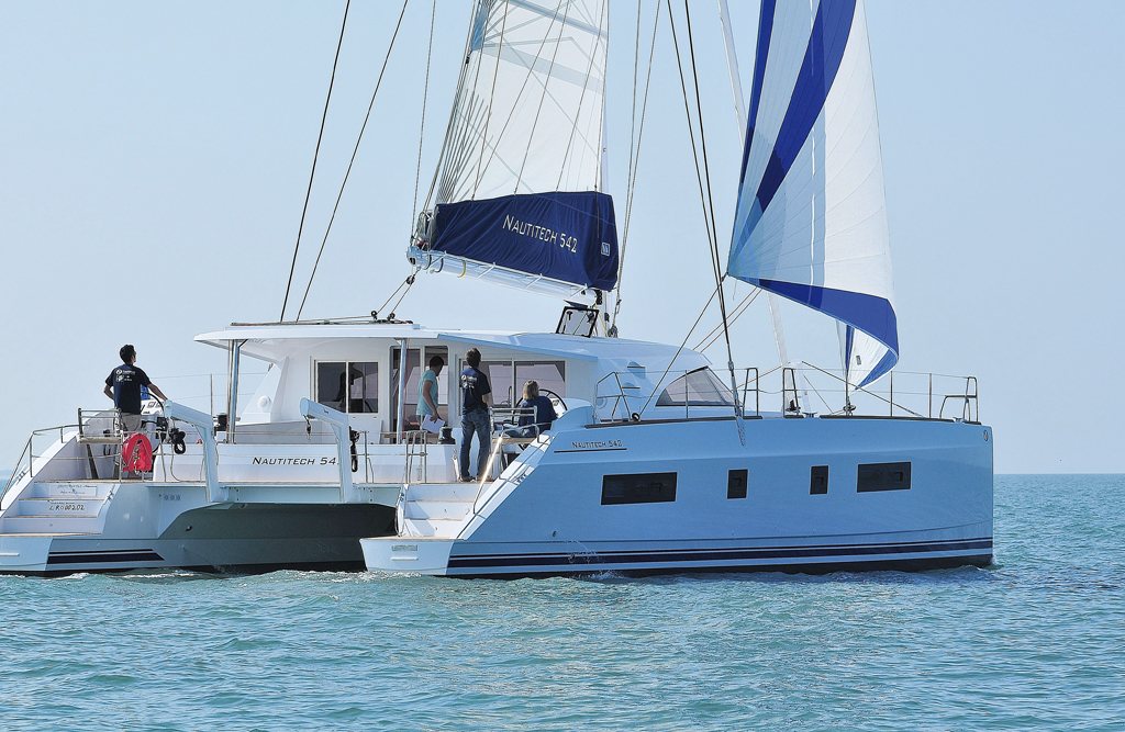 Essai catamaran Nautitech 542