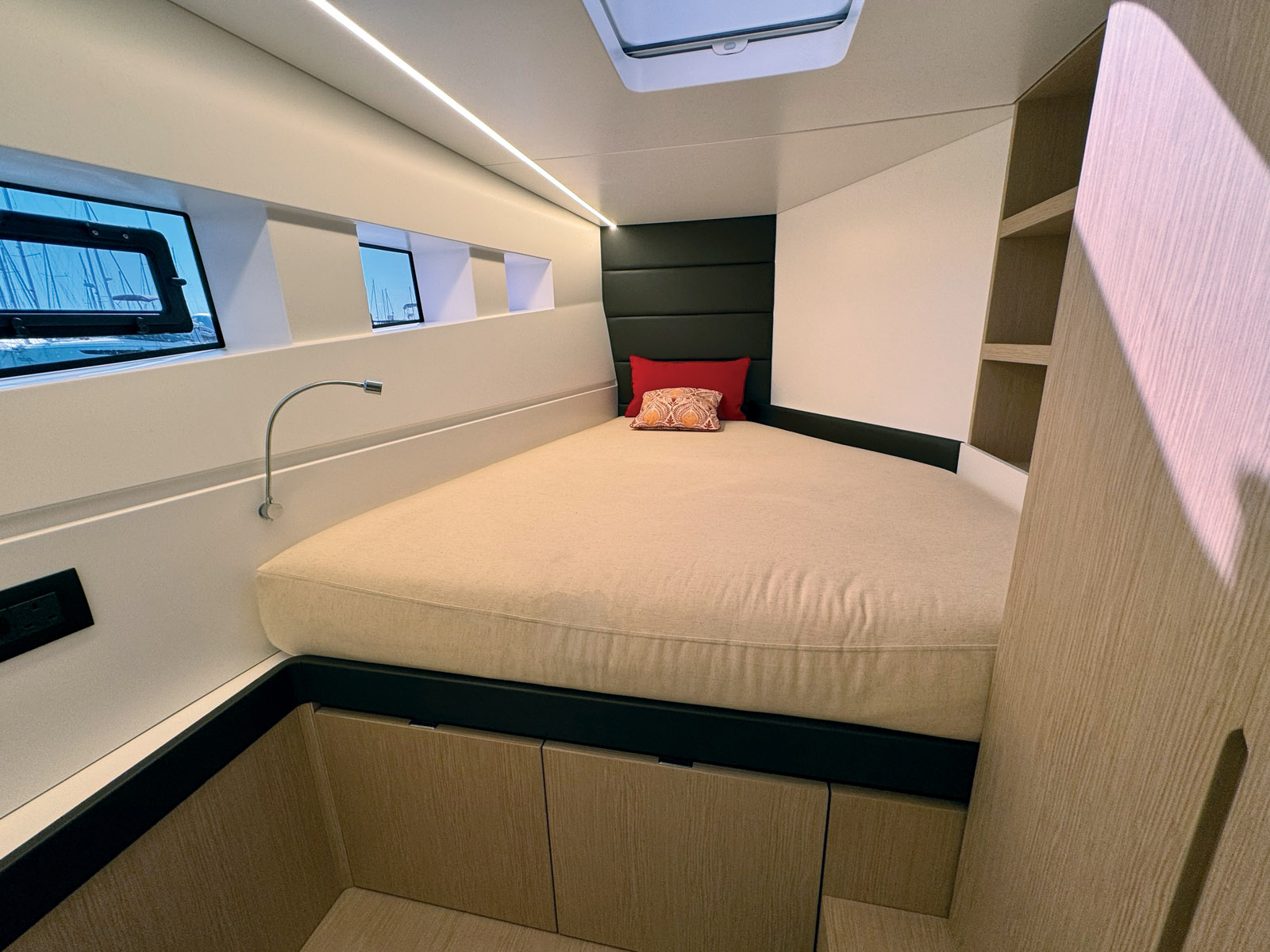 Les cabines sont soignées, bien éclairées et leur décoration apaisante invite à la relaxation.