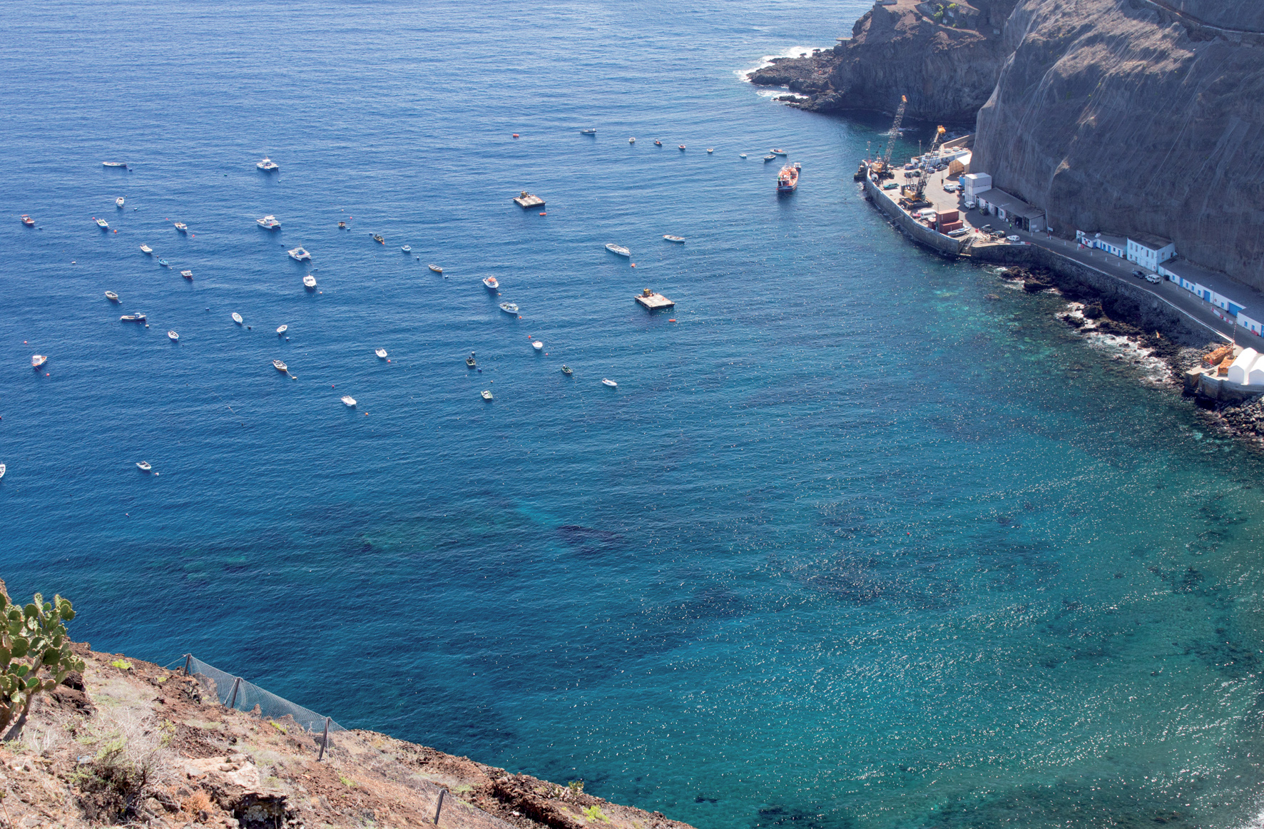 Le "port" de Jamestown. Un morceau d'histoire qui n'a pas changé depuis sa construction. 