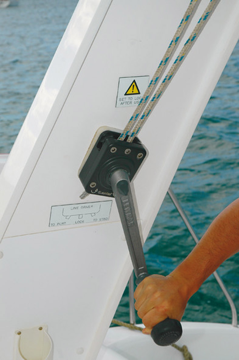 Le système de réglage du traveller de GV est très efficace – mais on ne voit pas la voile…