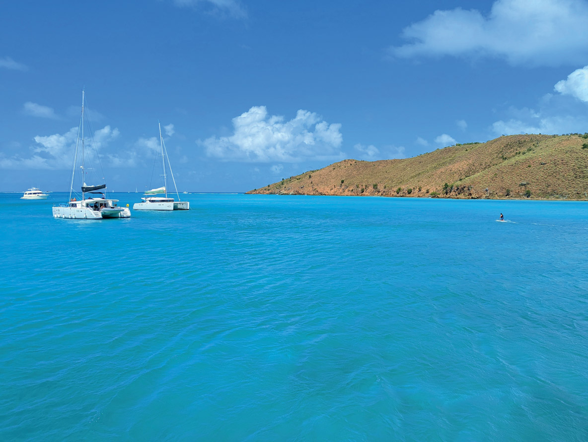 Le lagon de Virgin Gorda offre des mouillages d’une tranquillité absolue.