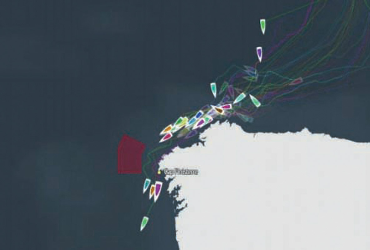 Lors de leur passage du cap Finistère fin septembre 2021, 4 des 90 participants de la Transat 6,50 ont eu une interaction avec les orques. Un seul a dû s’arrêter pour réparations.