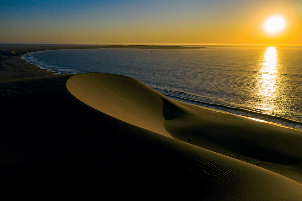 Quand je vous dis qu’il y a de beaux couchers de soleil ici…