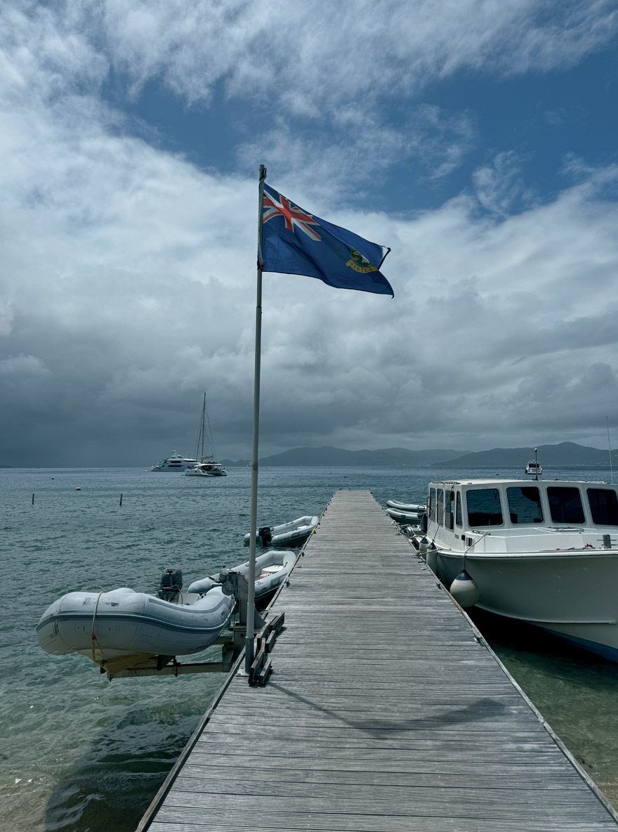Escale de charme à Cooper Island.