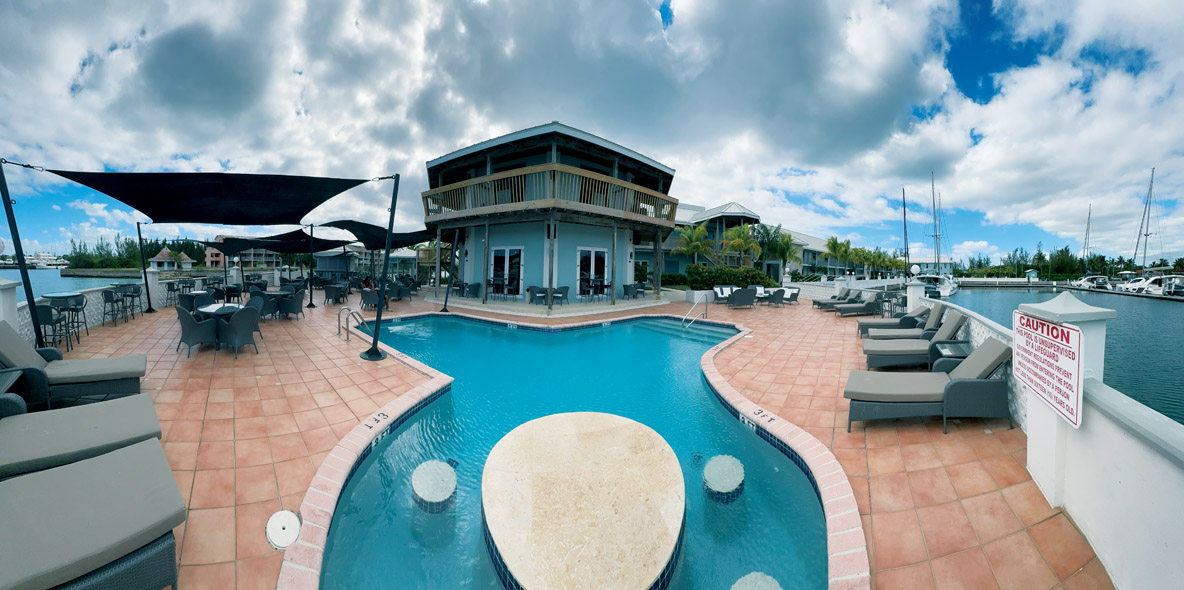 Outre la marina, l’Xquisite Catamaran Center offre des hébergements et un restaurant.