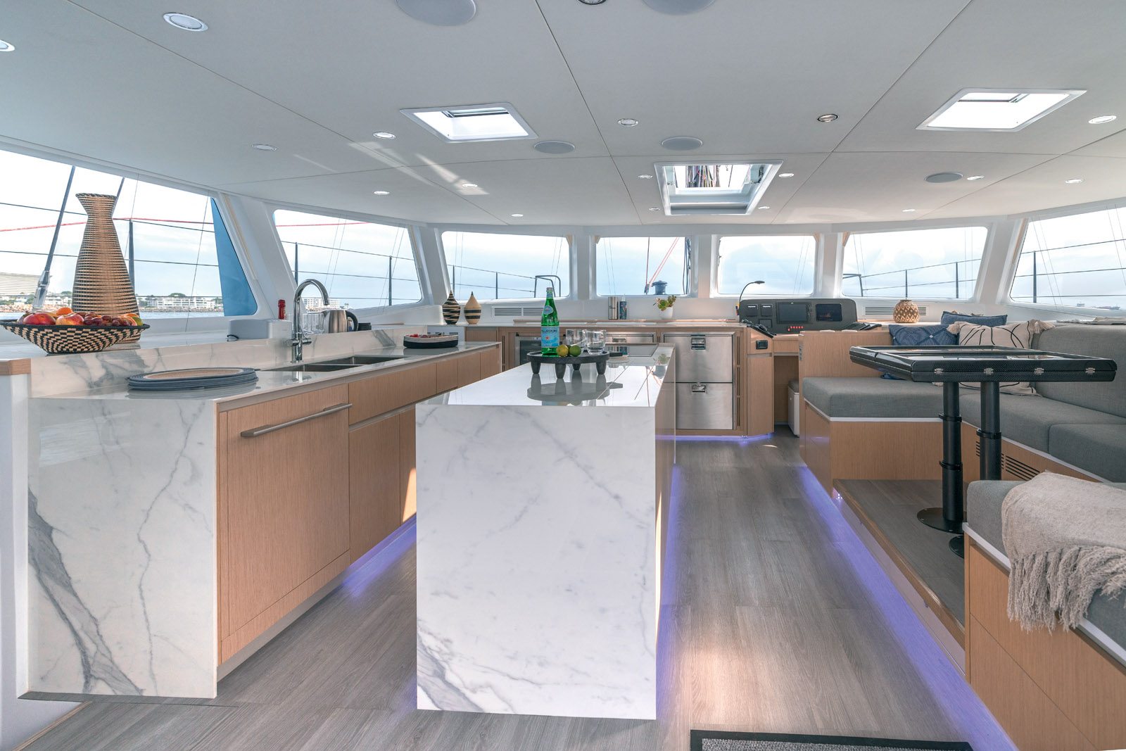 Les aménagements du 580 offre une ergonomie hors-pair ainsi qu’une possibilité de personnalisation très étoffée – il n’y a pas deux Balance qui se ressemblent. 