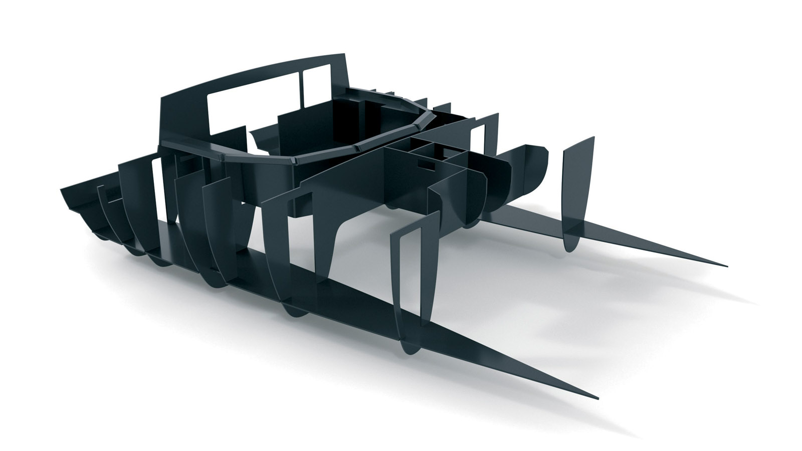 Structure en fibre carbone du nouveau Balance 502.