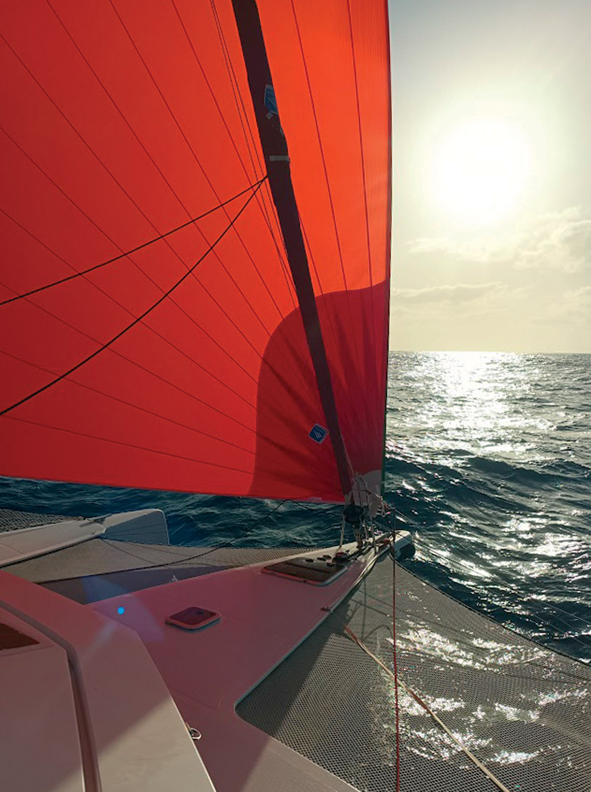 Cap à l’ouest sous spi !