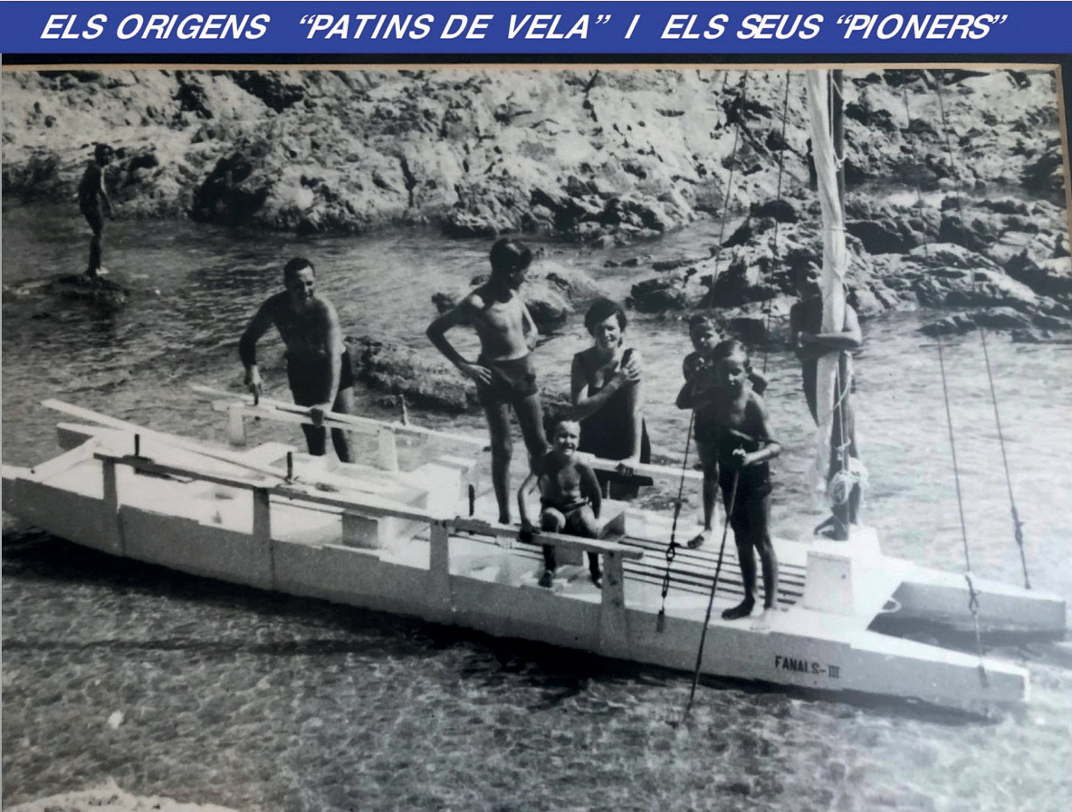 Début du XXe siècle à Lloret del Mar : les premiers patins étaient en fait des pontons de baignade…