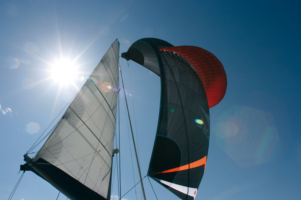 Catamaran fundamentals :Downwind Sails
