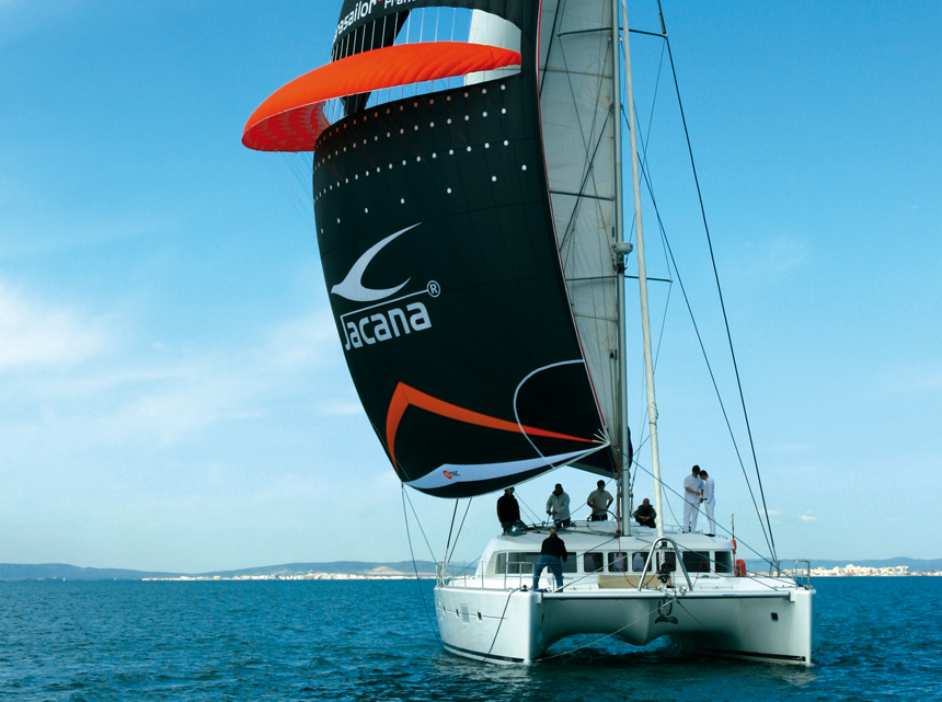 Catamaran fundamentals :Downwind Sails