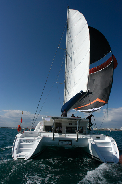 Catamaran fundamentals :Downwind Sails
