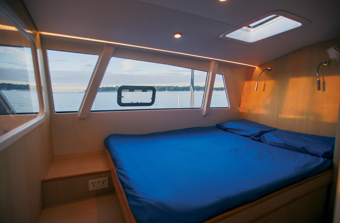 La cabine double de pont est un must ; elle garantit  une vision panoramique imprenable.