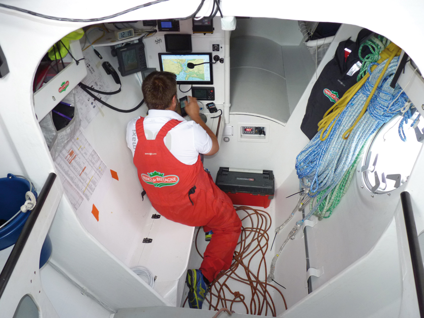 Route du Rhum : essai Prince de Bretagne