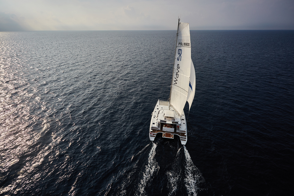 Un catamaran luxueux et véloce