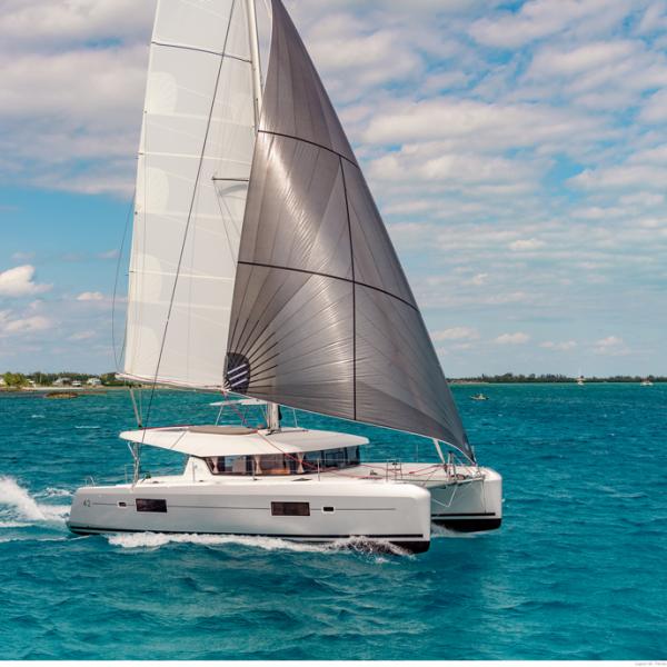 Ce gréement novateur est très polyvalent, il se révèle particulièrement agréable dans le médium et la brise