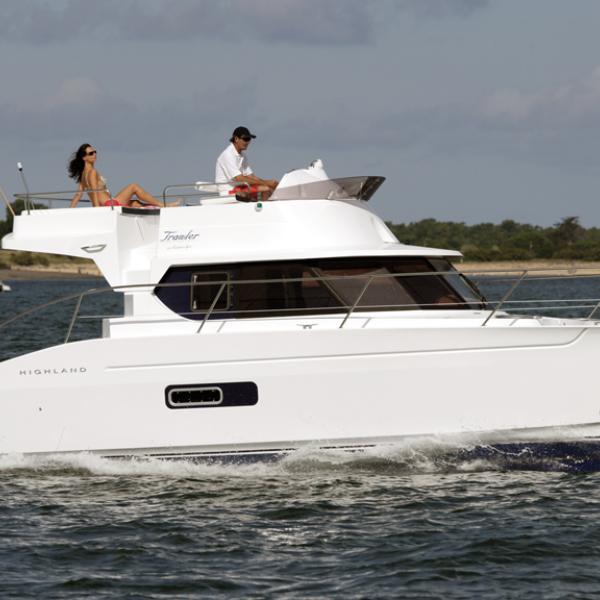 The Highland's excellent passage through the water gives it steady performance as well as very good sailing comfort! 