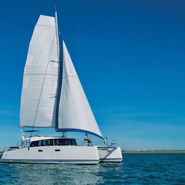 Christian Hernandez et José Cloquell profitent des premières navigations de Zelphis.