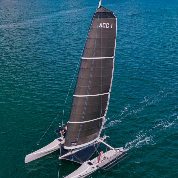 L’ACCWing est une aile d’avion… qu’on peut gréer comme celle d’un voilier classique.