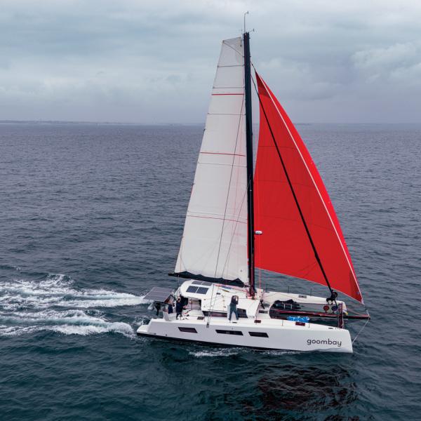 En grande croisière,  glisser à la vitesse du vent est un plaisir dont on ne peut se lasser…