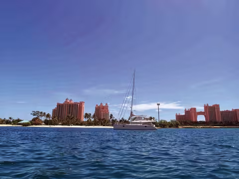 Hérénui, le catamaran qui nous a emmenés tout au long de ce périple dans un confort remarquable et à bonne vitesse !