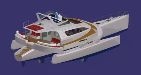 Le trimaran de voyage vu par Soubise Yachts