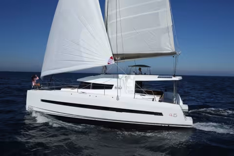 A bord du catamaran Bali 4.5 by Catana