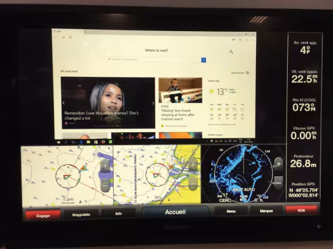 Sur certains modèles tactiles, on peut utiliser Internet en partage d’écran, même de l’extérieur. Vraiment plus moyen de déconnecter !