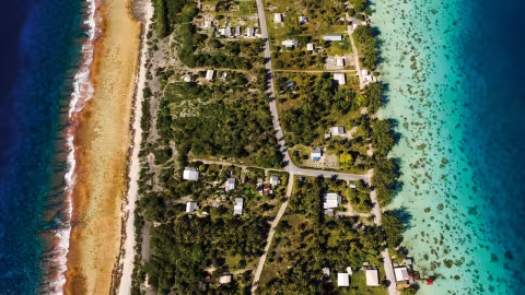 Around 150m wide and 60 km long, Fakarava is surrounded by superb water.