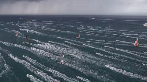 The start, always a very intense time, for both the spectators but also for the sailors who are living their dream!