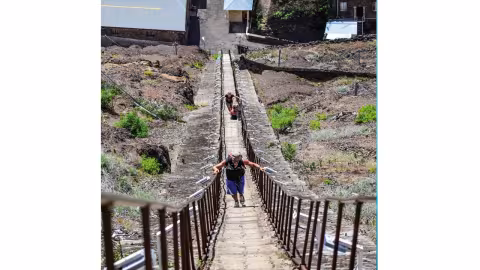 The famous Jacob’s Ladder and its 699 steps. It’ll take a good hour to get all the way up…  
