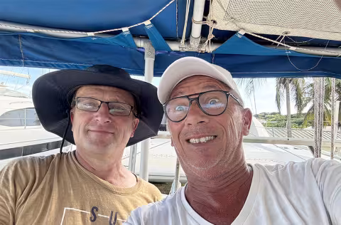 While in Granada to cover the ARC+, our editor-in-chief paid me a surprise visit aboard!