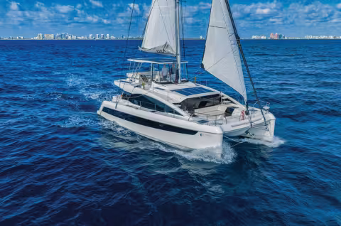 The Aquila 50 Sail is the first model in the sailing range, but will very soon be joined by a 45 and a 65.