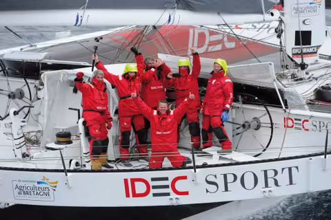 Autour du monde avec le trimaran Idec