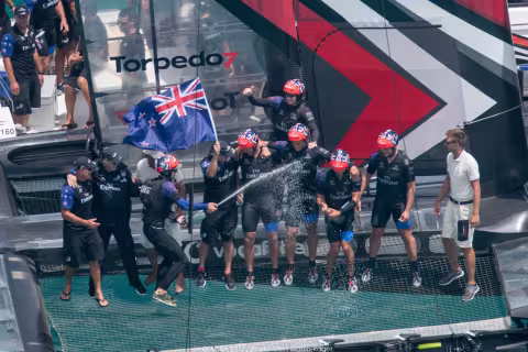Incroyables Neo-zélandais, vainqueur de l'America's Cup