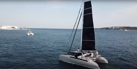 IC 36 - Independant Catamaran - Boat review teaser - First sea trials